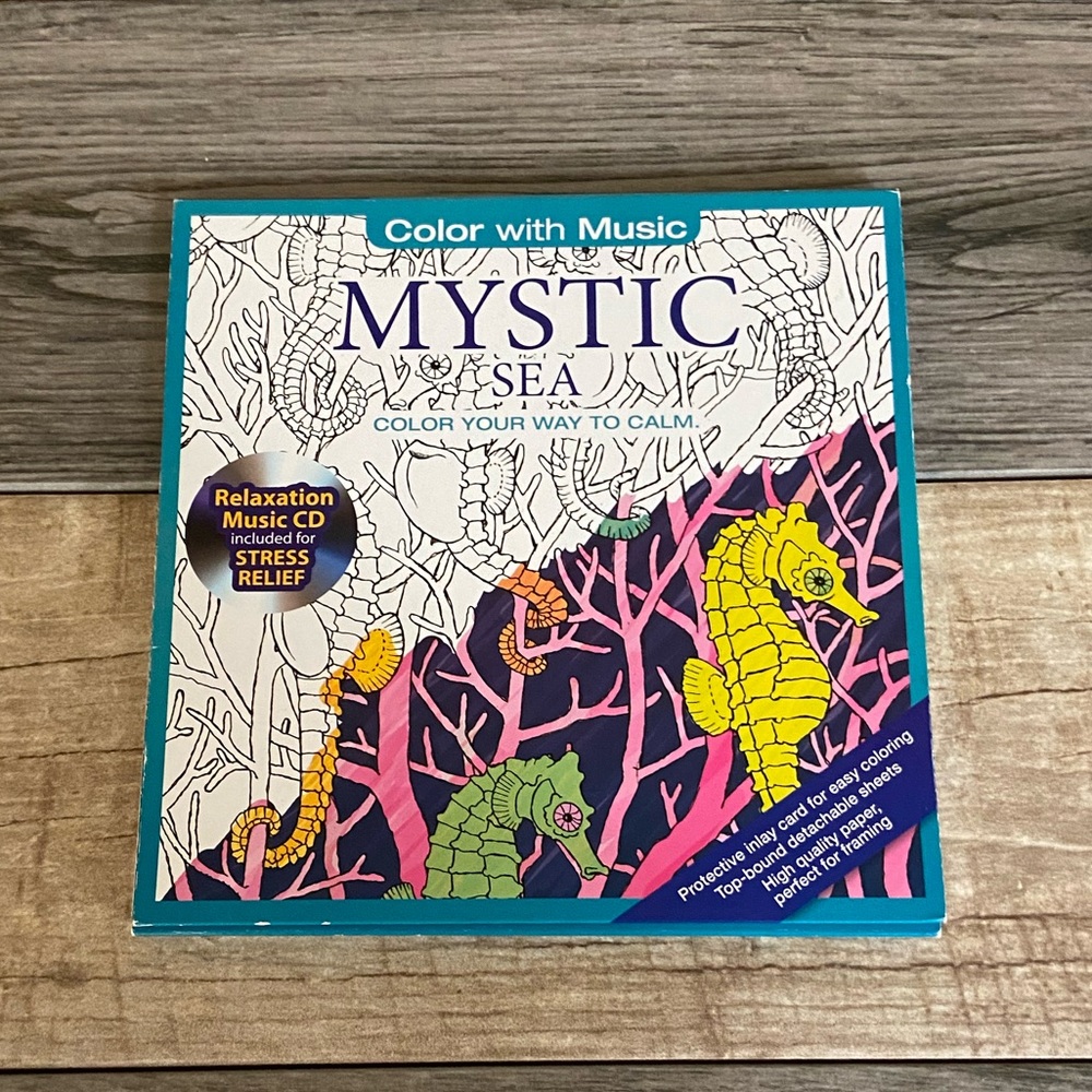 Color with Music Adult Coloring Book With CD